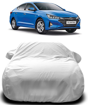 THE REAL ARV Car Cover For Hyundai Elantra (With Mirror Pockets)(Silver)
