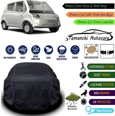 Tamanchi Autocare Car Cover For Mahindra Universal For Car(Black)