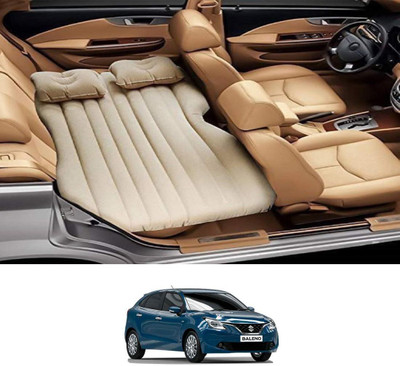 RKPSP Inflatablebed-Beige-Baleno Car Inflatable Bed(Universal For Car)