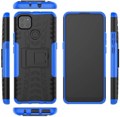 MOBIRUSH Back Cover for Moto G9 Power(Blue, Rugged Armor, Pack of: 1)