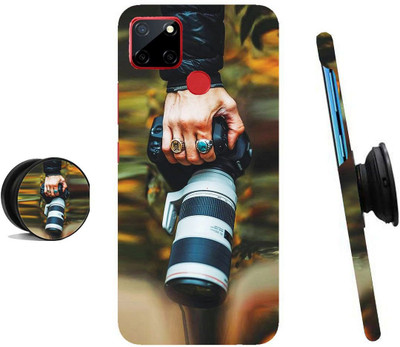 Pop Case Back Cover for Realme Narzo 30A, Realme C12, Realme Narzo 20(Multicolor, Cases with Holder, Pack of: 1)