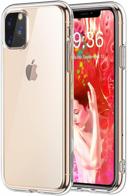 ELEF Back Cover for APPLE iPhone 11 Pro Max Hight Quality Liquid Crystal Soft Silicon Premium Case(Transparent, Grip Case, Silicon, Pack of: 1)