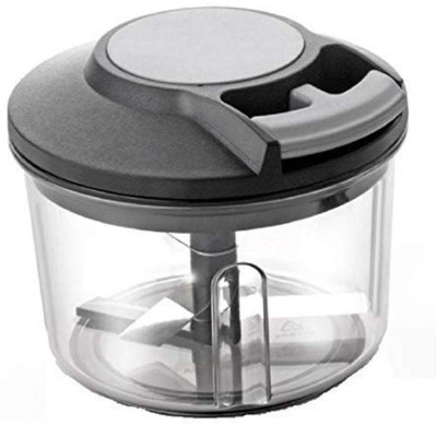 Jyoti Enterprise Hand Pull Food Big Chopper || 3 SS Blades Chopping/Cutting/Blending Onions, Garlic, Ginger, Tomatoes, Herbs, Fruits. Vegetable & Fruit Chopper(1)