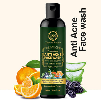 Nuerma Science Anti Acne  with Neem & Tea Tree Oil for Radiant and Spotless Skin Face Wash(100 ml)