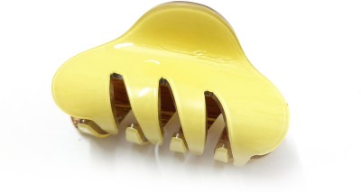 rayie collection hair claw for women Hair Claw(Yellow)