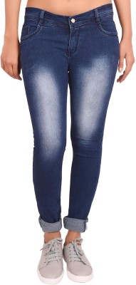 DUNDUBHI Slim Women Dark Blue Jeans