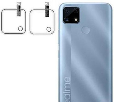 DAFFIN Back Camera Lens Glass Protector for realme c25(Pack of: 2)