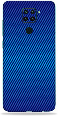 Satisfactory mi note 9, redmi note9 Mobile Skin(3D Royal Blue Carbon Fibre)