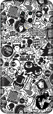 wrap craft REDMI NOTE 9S Mobile Skin(black, white)