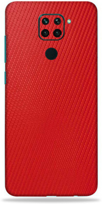 OggyBaba redmi note 9, redmi note9 Mobile Skin(3D Charmig Red Carbon Fibre)