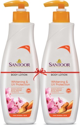 santoor Whitening and UV Protection Body Lotion(250 ml)
