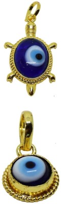 OM SHRI SAI Gold-plated Brass Pendant Set