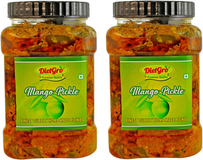 DietGro Mango Pickle ( Pack of 2 ) Mango Pickle(2 x 1 kg)