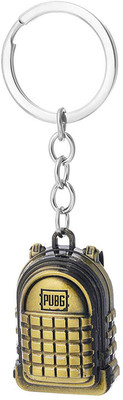 TrustShip PUBG Game Level 3 Armor Backpack Bag Key Chain Pocket Size Lighter ™ PUBG Level 3 Bag Design Pocket Size Lighter | Refillable Butane Gas Pocket Lighter(Grey)