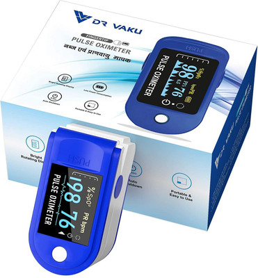 DR VAKU Pulse Oximeter Fingertips Pulse Oximeter(Blue)