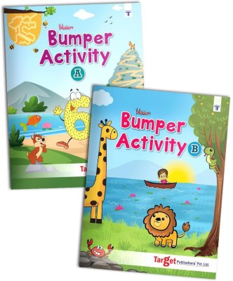 Blossom Bumper Activity Books For Kids In English | 3 To 5 Year Old Children | 110 Fun Activities Like Tracing, Colouring, Maze, Number Games, Word Formation, Spotting Difference And Much More | Set Of 2 Books(Paperback, Content Team at Target Publications)