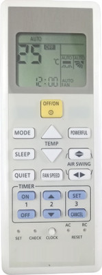 Ehop Compatible Remote Control for Air Conditioner VE-157B Panasonic Remote Controller(White)