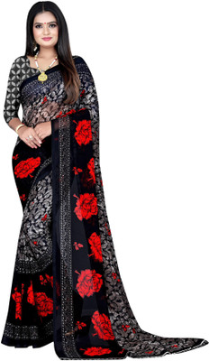 Leelavati Printed Daily Wear Georgette Saree  (Multicolor) For Rs. 259 @ 74 %