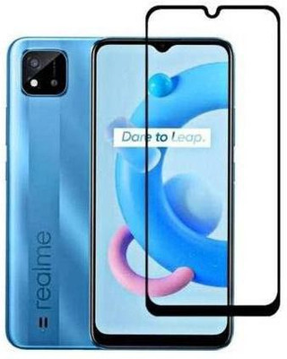 TESPARK Edge To Edge Tempered Glass for Realme C20(Pack of 1)