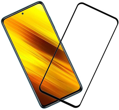 NKCASE Edge To Edge Tempered Glass for POCO X3 Pro(Pack of 1)