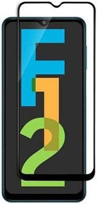 Caseline Edge To Edge Tempered Glass for Samsung Galaxy F12(Pack of 1)