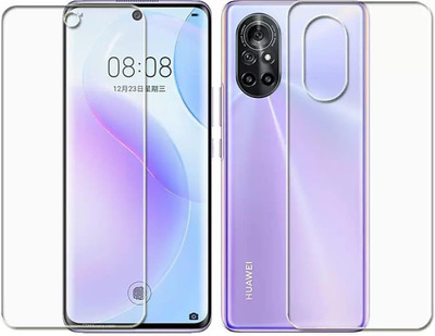 DOWRVIN Front and Back Tempered Glass for Huawei Nova 8 5G(Pack of 1)