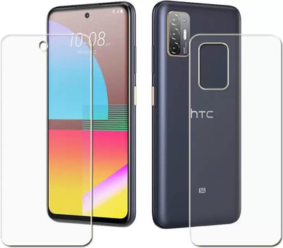 DOWRVIN Front and Back Tempered Glass for HTC Desire 21 Pro 5G(Pack of 1)