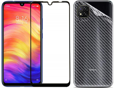 NEMIZI Front and Back Tempered Glass for Poco C31(Pack of 2)