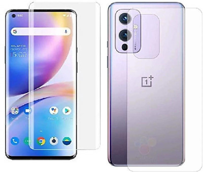 DOWRVIN Front and Back Tempered Glass for ONE PLUS 9 PRO(Pack of 1)