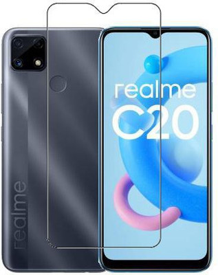 HOBBYTRONICS Tempered Glass Guard for REALME NARZO 50A, REALME NARZO 50I, REALME C25, REALME C25S, REALME C20, REALME C21(Pack of 1)