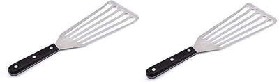 Flipkart SmartBuy Spatula Turner Fish Spatula with Wood Handle,Turner F Small 2pcs Lifting Spatula(Pack of 2)