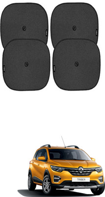 APICAL Side Window Sun Shade For Renault Universal For Car(Black)