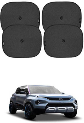 APICAL Side Window Sun Shade For Tata Universal For Car(Black)