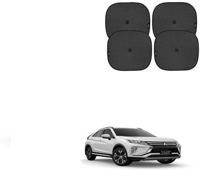 APICAL Side Window Sun Shade For Mitsubishi Universal For Car(Black)