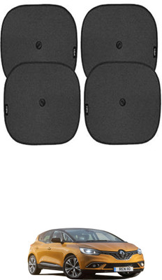 APICAL Side Window Sun Shade For Renault Universal For Car(Black)