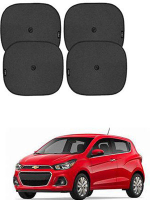 APICAL Side Window Sun Shade For Chevrolet Spark(Black)