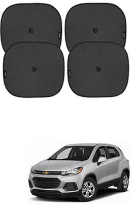 APICAL Side Window Sun Shade For Chevrolet Universal For Car(Black)