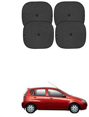 APICAL Side Window Sun Shade For Chevrolet Aveo U-VA(Black)