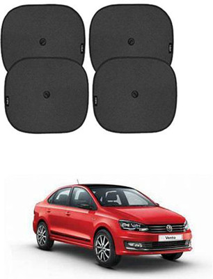 APICAL Side Window Sun Shade For Volkswagen Vento(Black)