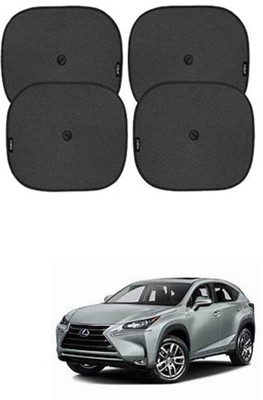 APICAL Side Window Sun Shade For Lexus Universal For Car(Black)