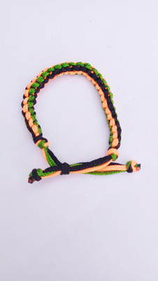 wiffo Orange, Black, Green Thread(0.5 m Pack of1)