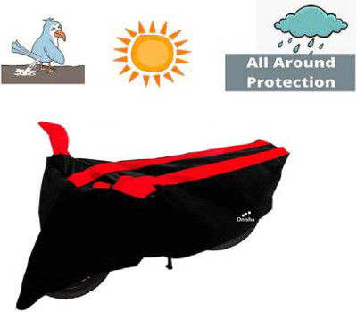 Zection Two Wheeler Cover for TVS(Apache RTR 200 4V, Red)