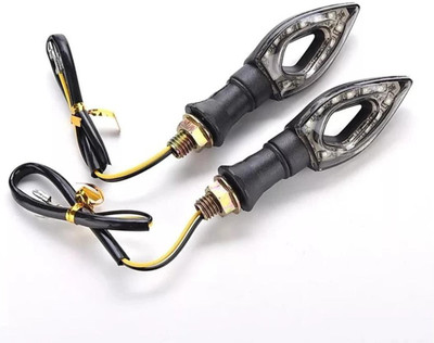 Buras Front, Rear LED Indicator Light for Honda Dream Yuga(Yellow)
