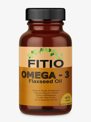 FITIO Flaxseed Extract Capsules Omega 369 Premium(60 No)
