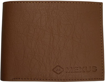 MEXUS Men Tan Artificial Leather Wallet(8 Card Slots)