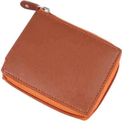 Ruhi Men Brown Artificial Leather Wallet(3 Card Slots)