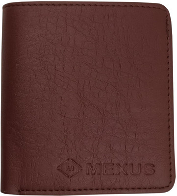 MEXUS Men Brown Artificial Leather Wallet(7 Card Slots)