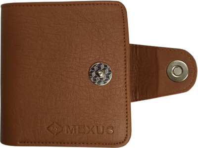 MEXUS Men Tan Artificial Leather Wallet(8 Card Slots)