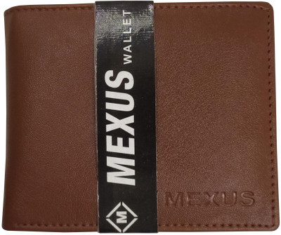MEXUS Men Tan Artificial Leather Wallet(6 Card Slots)