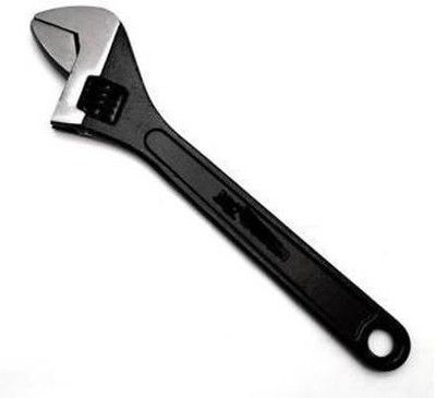 Carbon Steel Single Sided Adjustable Spanner Set, 8 inch Single Sided Pipe Wrench Single Sided Open End Wrench(Pack of 1)